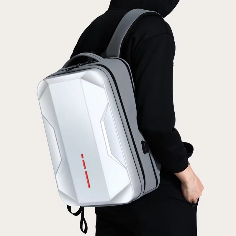 Men's 17.3 Inch Laptop Business Backpack Waterproof Hard Shell Backpack ...