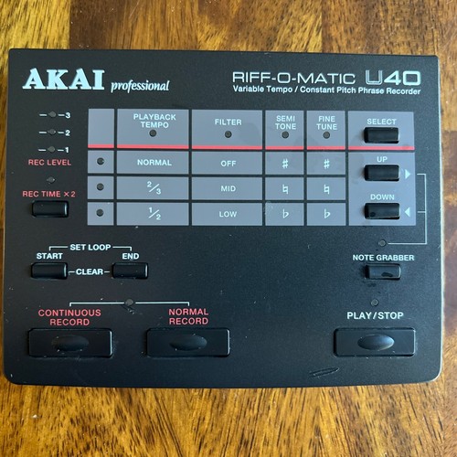 AKAI Riff-O-Matic U40 Phrase Recorder Sampler untested