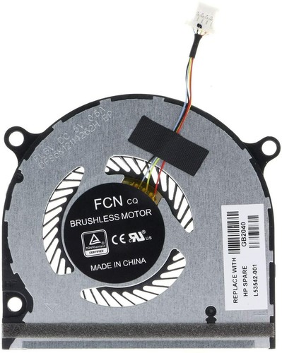 HP Envy X360 15-DS 15-DR 15M-DR 15T-DR 15Z-DS CPU & GPU Cooling Fans Set Pair - Picture 4 of 7