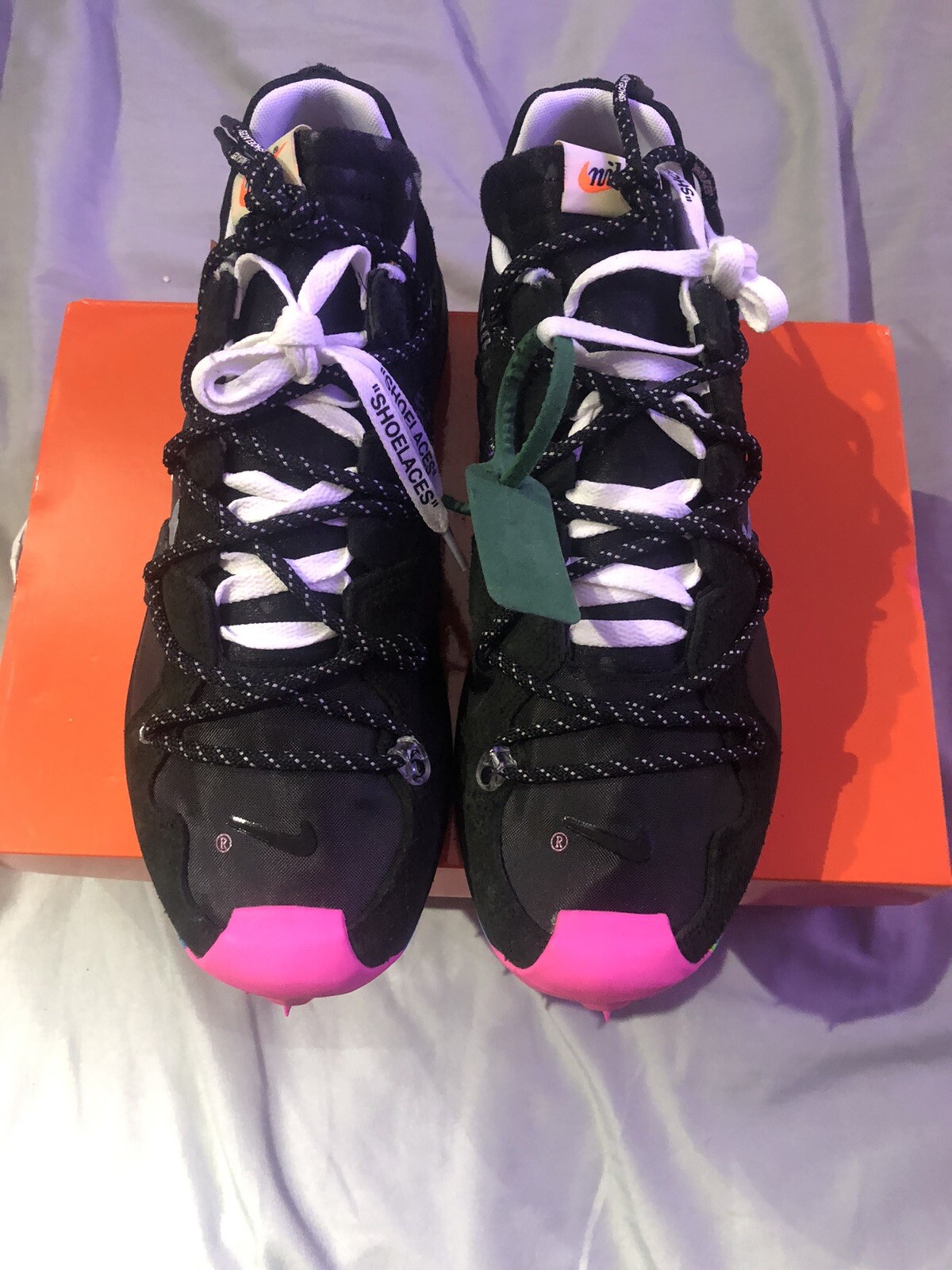 OFF WHITE X NIKE Nike Zoom Terra Kiger 5x Off bianco rosa CD8179 001 taglia 13 5 donna 12 uomo