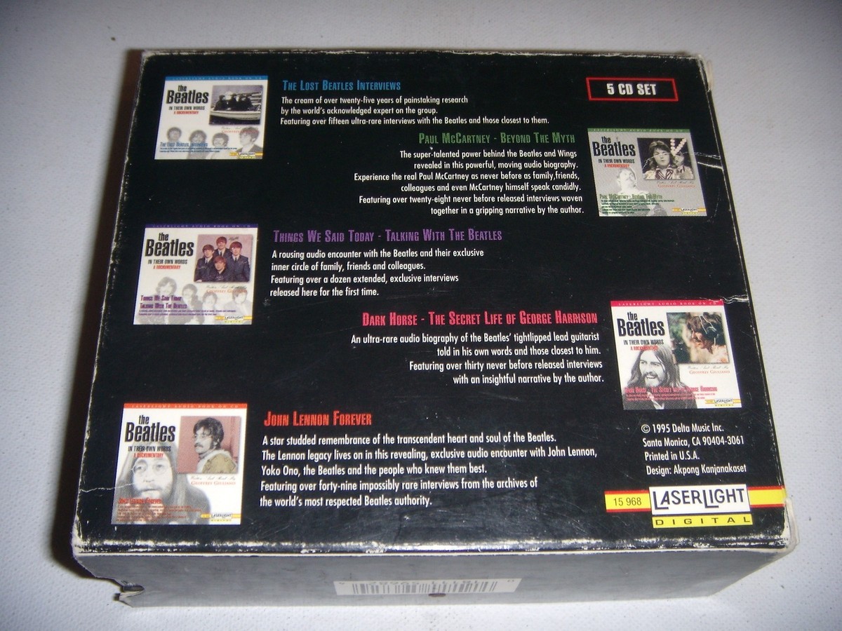 The Beatles In Their Own Words A Rockumentary 5 CD Boxed Set | eBay