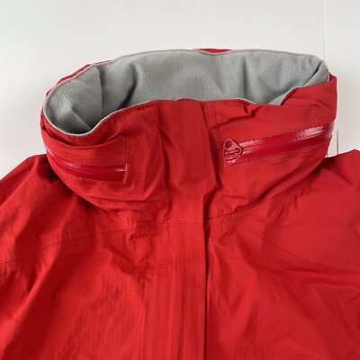 Outdoor Research OR Rain Jacket Women's Size XS Red Orange Full