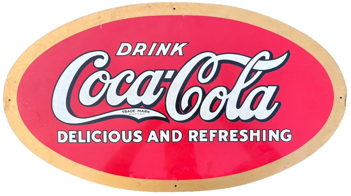 Gold Coca-Cola Signs for sale | eBay