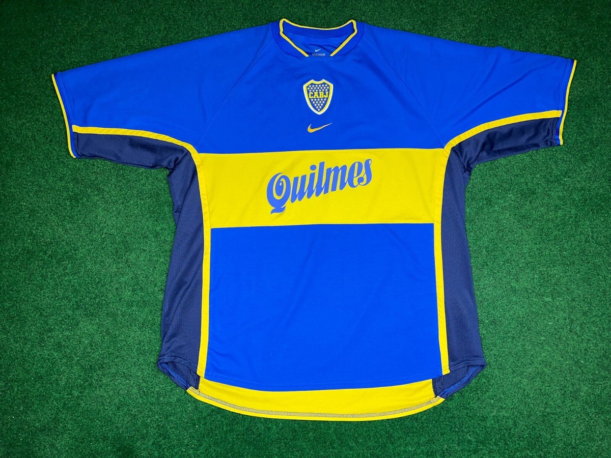 Boca Juniors CABJ NIKE XLARGE Quilmes Home Away Jersey Shirt