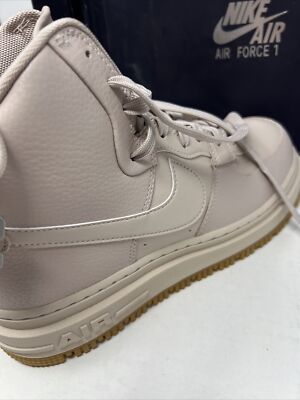 Nike Air Force Beige Nude  High Top US 10w/Box Nike Air Force Beige Nude High Top US 10w/Box | eBay main image 3