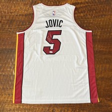 Nikola Jovic Signed Miami Heat Jersey JSA Coa Autographed