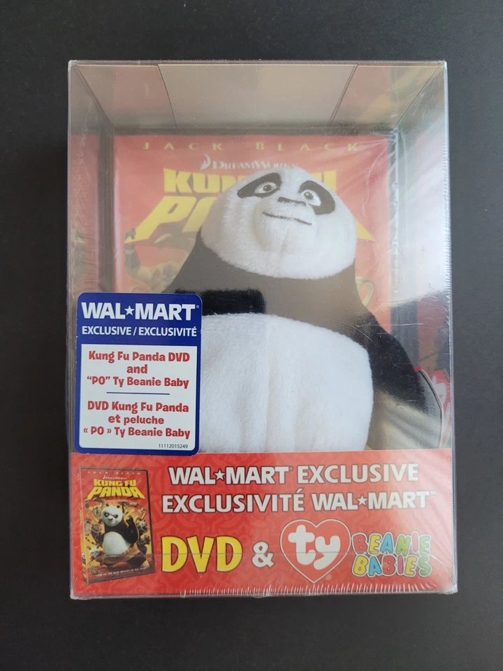 DreamWorks Kung Fu Panda DVD y "Po" Ty Beanie Baby Walmart Exclusivo Nuevo Foto 4 de 4