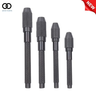 Pin Vise Set 4Pcs w/ Knurled Handles for Maximum Clamping Surface 0-.187'' Range