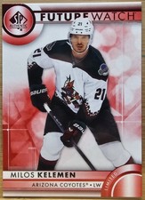 2023-24 Sp Authentic - Future Watch Milos Kelemen #119 Limited Red (RC)