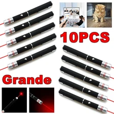 10PCS Funny Lazer 650nm Red Laser Pointer Pen 1mw 900 Miles Visible Beam Light