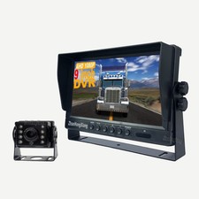 1080P RV Backup Camera Wired System,9 inch AHD 2-Split DVR Monitor Waterproof...