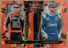 2025 Select Tandem Draft Red Ice SP JJ Door # 48/49 Jeff Gordon Jimmie Johnson