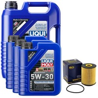MotoröL Set High Tech 5W-30 Liqui Moly 8 Liter + ÖLfilter FüR Audi A8 3.7 4.2