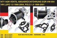 AGR Ventil AbgasrüCkfüHrungsventil V LUP (6X1) 1.0 / POL (6N2) 1.0 / 030131503F