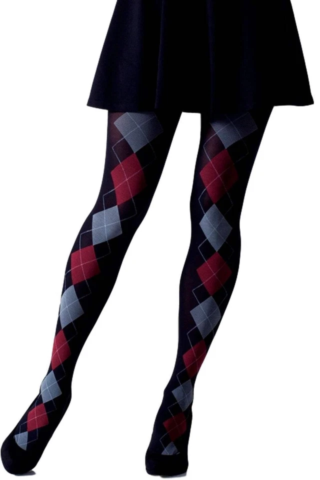 Medias Gipsy panel frontal Argyle Foto 2 de 2