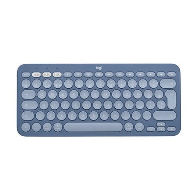 Logitech K380 Multi-Device Bluetooth Tastatur für Mac Deutsches QWERTZ Blaubeere