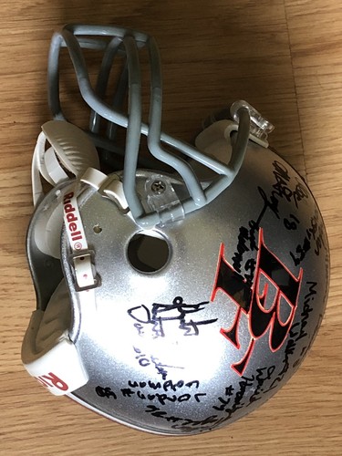 BF MINI FOOTBALL HELMET Autographs Big Foot High School - Picture 4 of 8