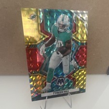 2022 Panini Mosaic Tyreek Hill Choice Fusion Red & Yellow /80 #212