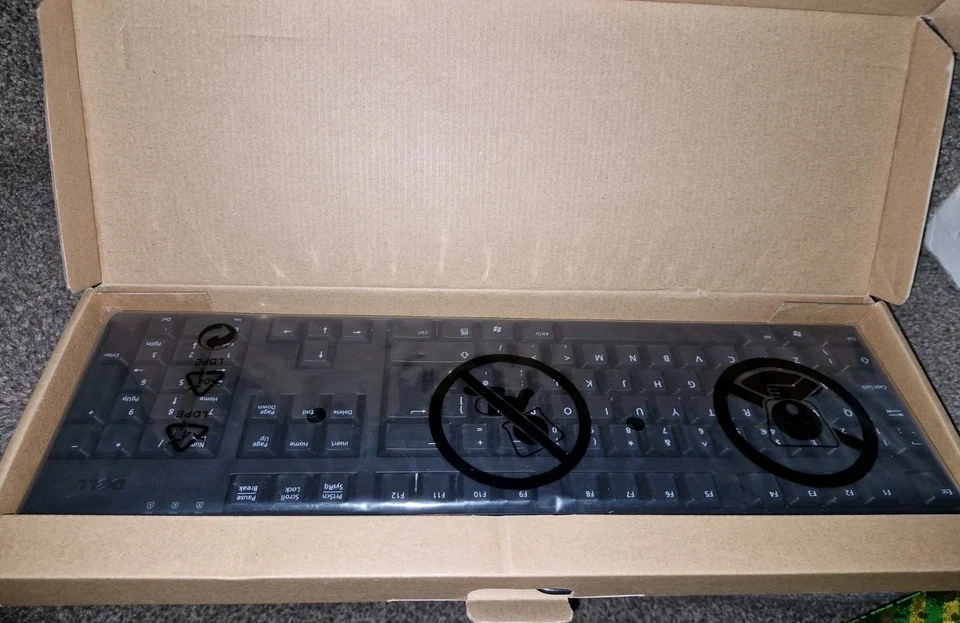 Dell QWERTY Keyboard Black, Wired USB, UK Layout Brand New PC - Image 2 of 3