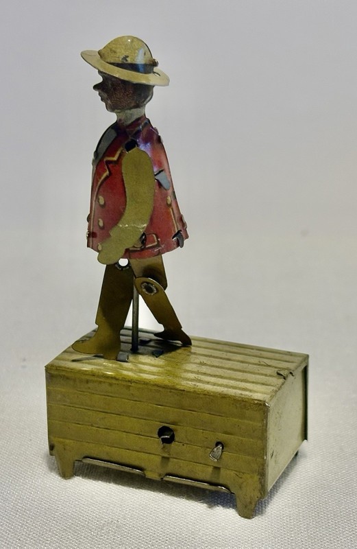 Rare PENNY TOY ALABAMA JIGGER - Rare Dancing Mechanical Toy - All Orig. Working