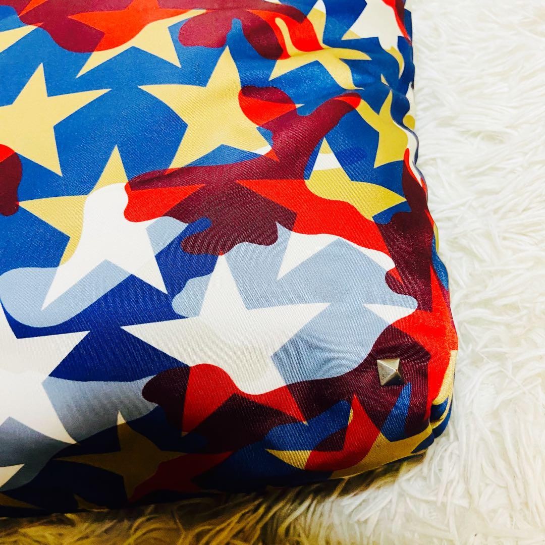Valentino Garavani Tote Bag Large Star Camouflage Leather Nylon Made in Italy J thumbnail 16