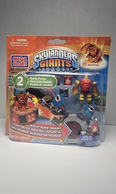 Mega Bloks Skylanders Giants 95437 Series 2 Battle Port Activision 2013 Eruptor