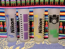 Vintage Offical Nikon 35mm SLRs Camera Cup Set (Circa. 1980)
