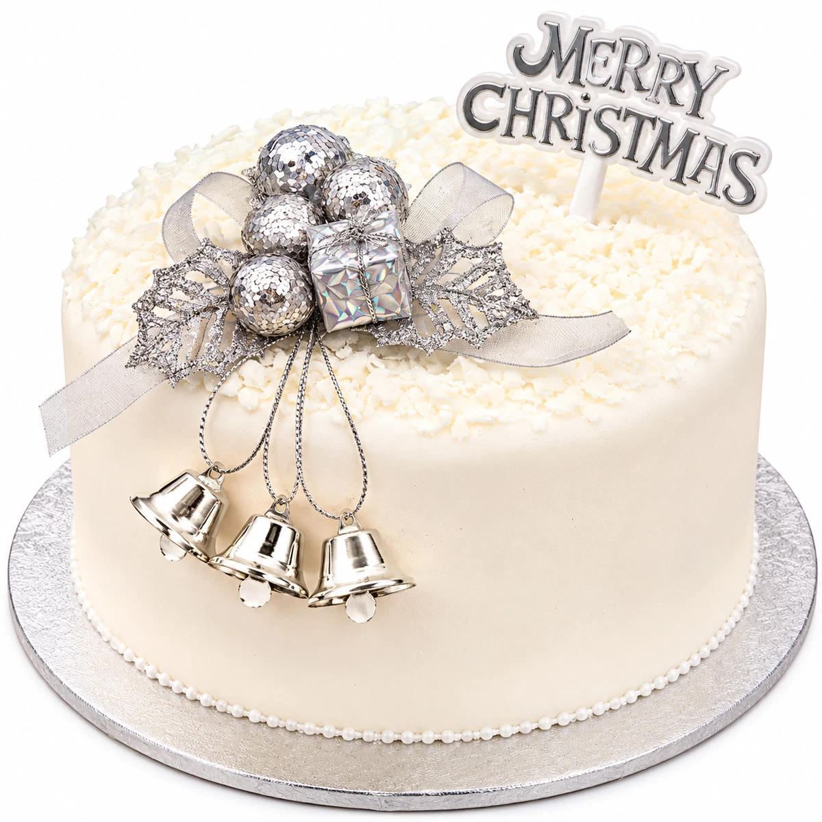 Weihnachten Tortendeko Glocke Set Yule Log Cupcake Topper Tortenband