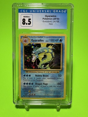 CGC 8.5 Gyarados Holo 34/108 Evolutions NM/Mint Pokemon | eBay