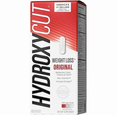 Hydroxycut Pro Clinical Weight Loss Supplement w/ Apple Cider Vinegar, 60 Pills