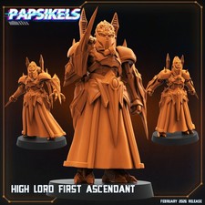 High Lord First Ascendant Set Resin Miniatures Papsikels Sci-Fi Leader