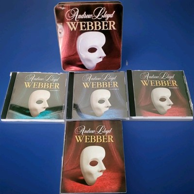 Andrew Lloyd Webber 3 CD Set w/Tin Case and Booklet Phantom of the Opera 