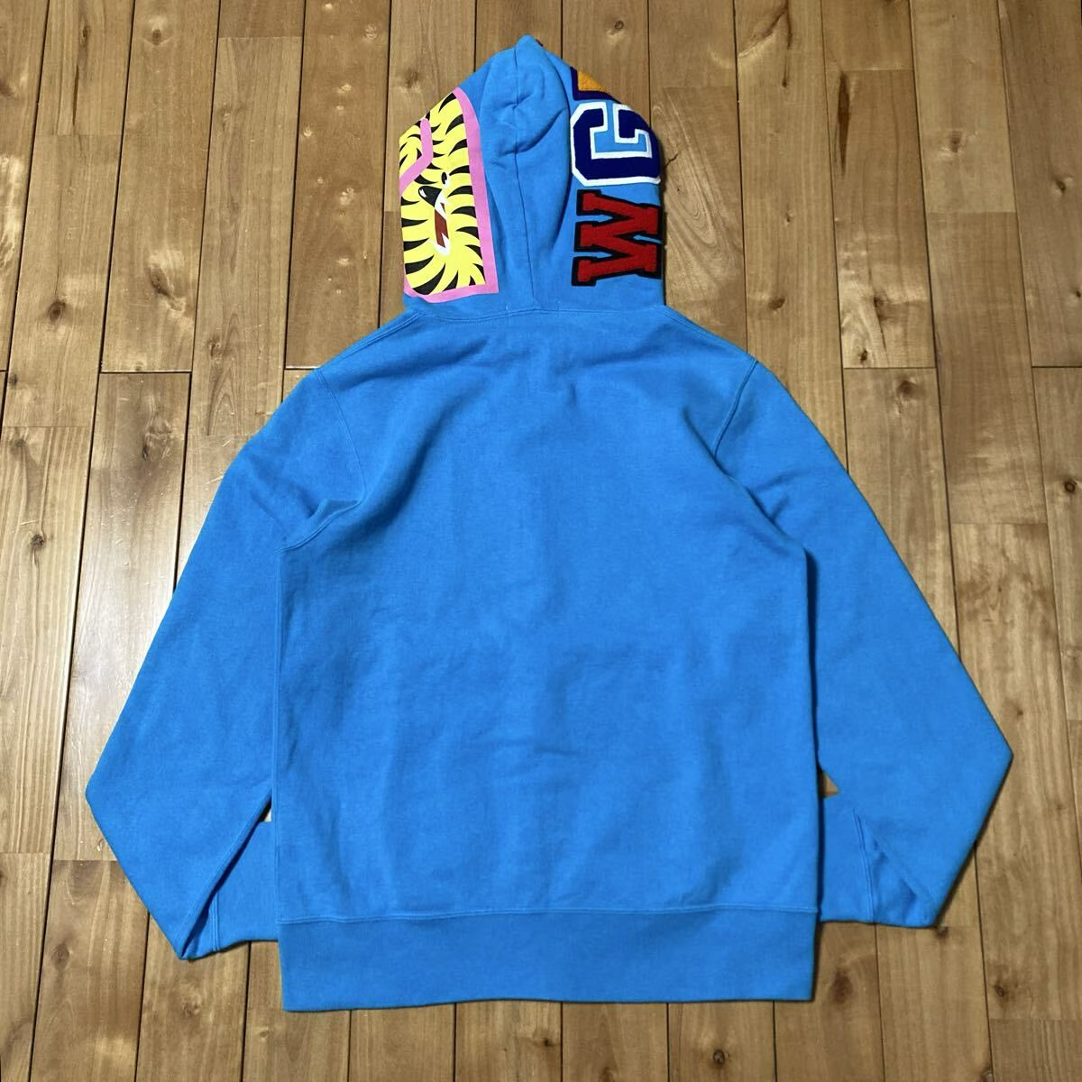 BAPE Neon Shark Full Zip Hoodie a bathing ape NIGO Size M | eBay