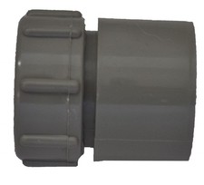 Image of Solvent Weld Grey 40mm (43mm) Waste Pipe Access Plug - PACK OF 2