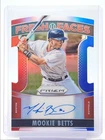 MOOKIE BETTS 2015 PRIZM FRESH FACES RED WHITE BLUE DIE CUT AUTO /25 Q5540