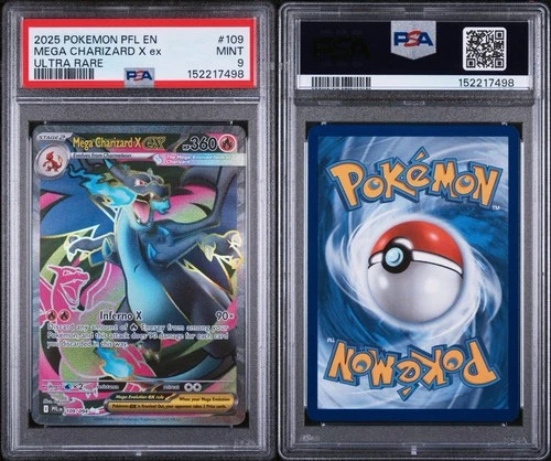 Mega Charizard x Ex 109 PSA 9