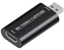 4K HDMI Video Capture Card, Game Audio Adapter, HDMI to USB 2.0 Capture Card
