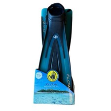 Snorkeling Fins Flippers Aqua Blue Black Adj. Sz 9-13 L/XL Body Glove Flow