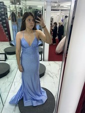 Light blue prom dress