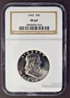 1962 Franklin Half Dollar Proof - NGC PF67