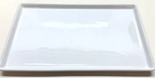 CB2 Cuatro Small Platter 10.5 Serving Or Dinner Plate Rectangular Crate & Barrel