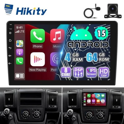 CarPlay 8-Core 4+64G Autoradio Für Fiat Ducato Peugeot Boxer Citroen Jumper +KAM - Bild 1 von 4