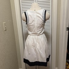 Matty M Dress Womens Small Floral Sleeveless Embellished Spring Summer Casual