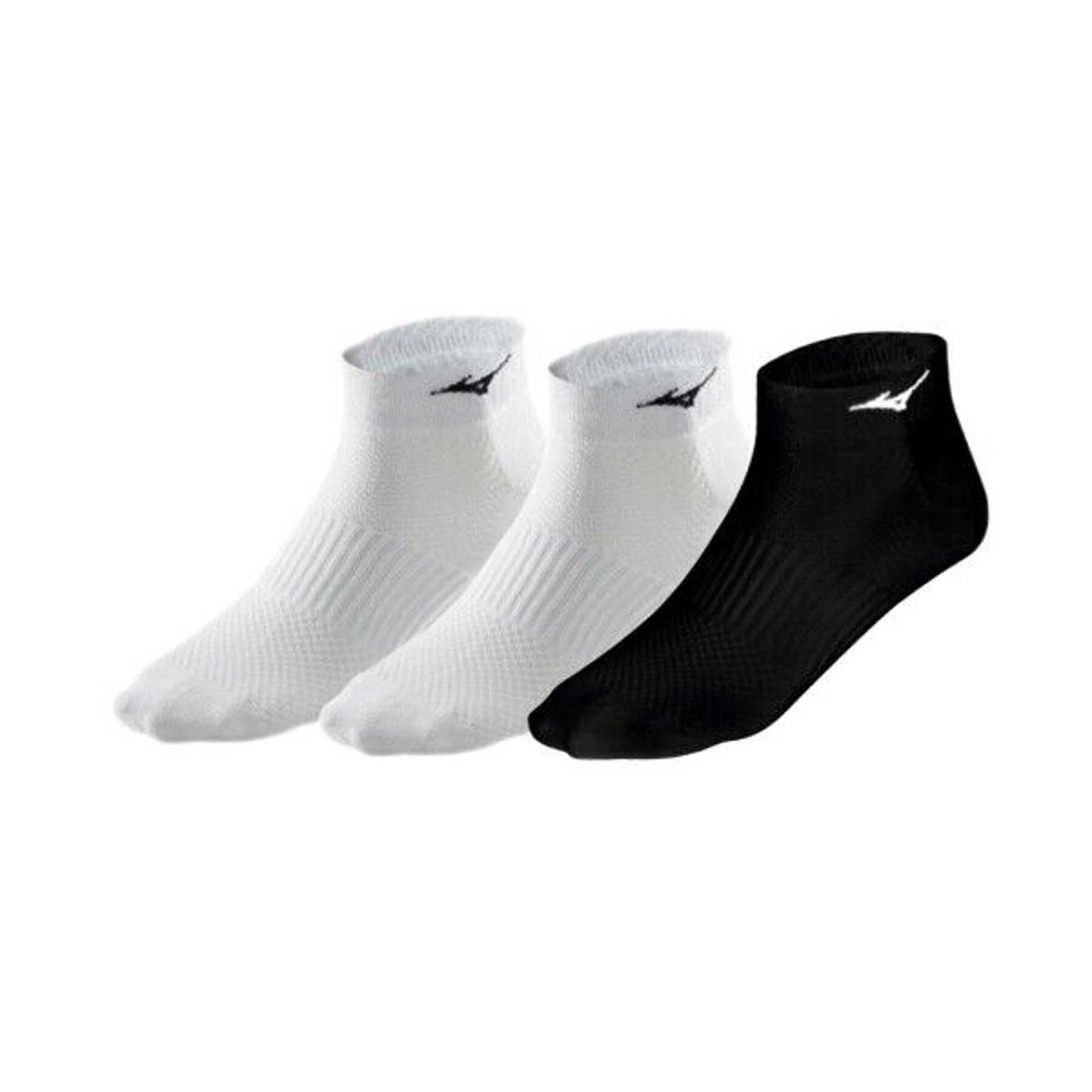 Mizuno Training DryLite Training Mid Socks 3 Pack (2White/1 Black) Size Adult L