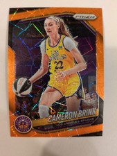 2025 Panini Prizm WNBA - Cameron Brink #87 Orange Velocity Prizm