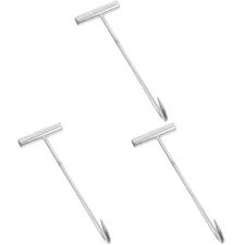 3 Pack Well Cover Hook Lifting with Handle Heavy Duty Hub Puller