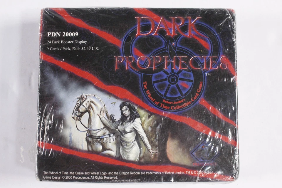 Wheel of Time Dark Prophecies TCG CCG Booster Box 24 paquetes - sellado Foto 3 de 4