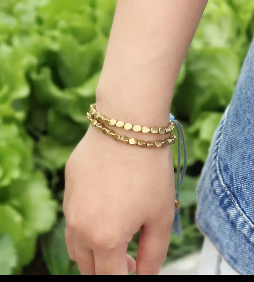 Tibetisches Glücksarmband Buddhistischer Schmuck Kupfer Perlen Armband Glück - Bild 3 von 4
