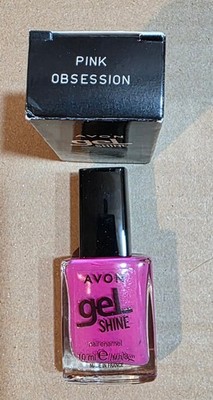Avon GEL SHINE Nagellack 10ml Pink Obsession hält bis zu 8 Tage Neu