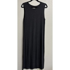 Madewell Gray Long Maxi T Shirt Dress Sleeveless Casual Soft Women’s Size Small